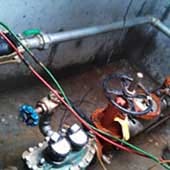 Backflow prevention system replacement in Atlanta GA.